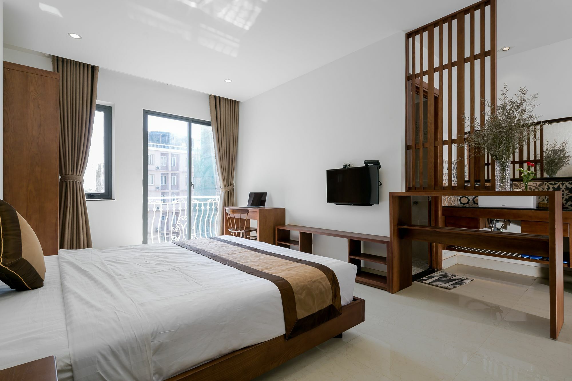 Aris Beach Apartment & Hotel ダナン市 エクステリア 写真